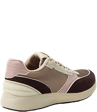 Alegria Embyr Mesh and Suede Walking Sneakers