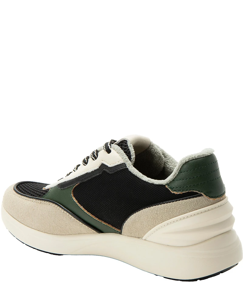 Alegria Embyr Mesh and Suede Walking Sneakers