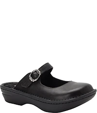 Alegria Fabel Leather Mary Jane Mule Clogs