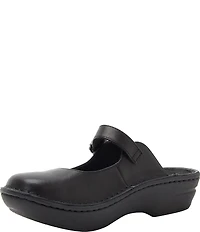 Alegria Fabel Leather Mary Jane Mule Clogs