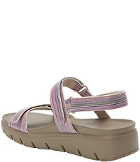 Alegria Henna 3 Strap Platform Sandals