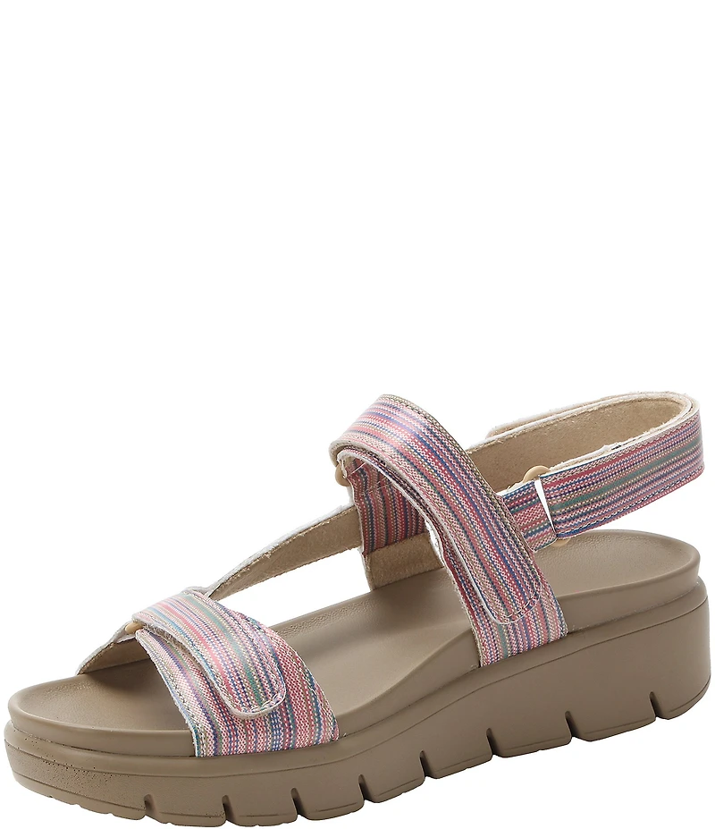 Alegria Henna 3 Strap Platform Sandals