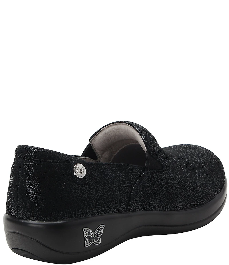 Alegria Keli Crackle Leather Clogs