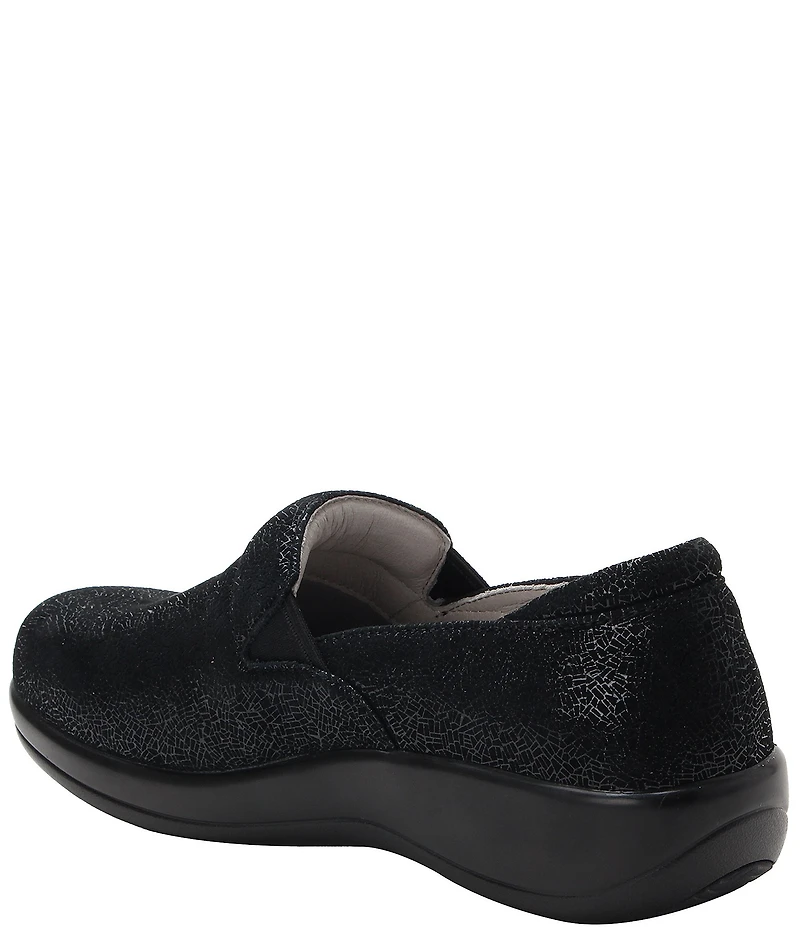 Alegria Keli Crackle Leather Clogs