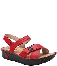 Alegria Kelsi Fondly Leather Platform Sandals