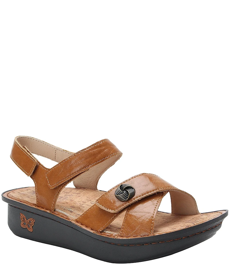 Alegria Kelsi Fondly Leather Platform Sandals
