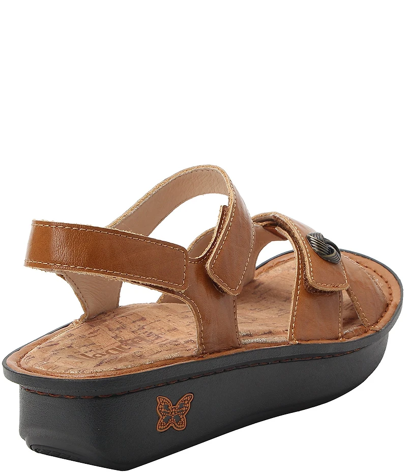 Alegria Kelsi Fondly Leather Platform Sandals