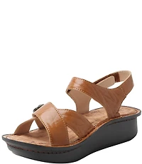 Alegria Kelsi Fondly Leather Platform Sandals