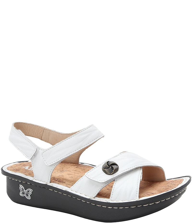 Alegria Kelsi Fondly Leather Platform Sandals