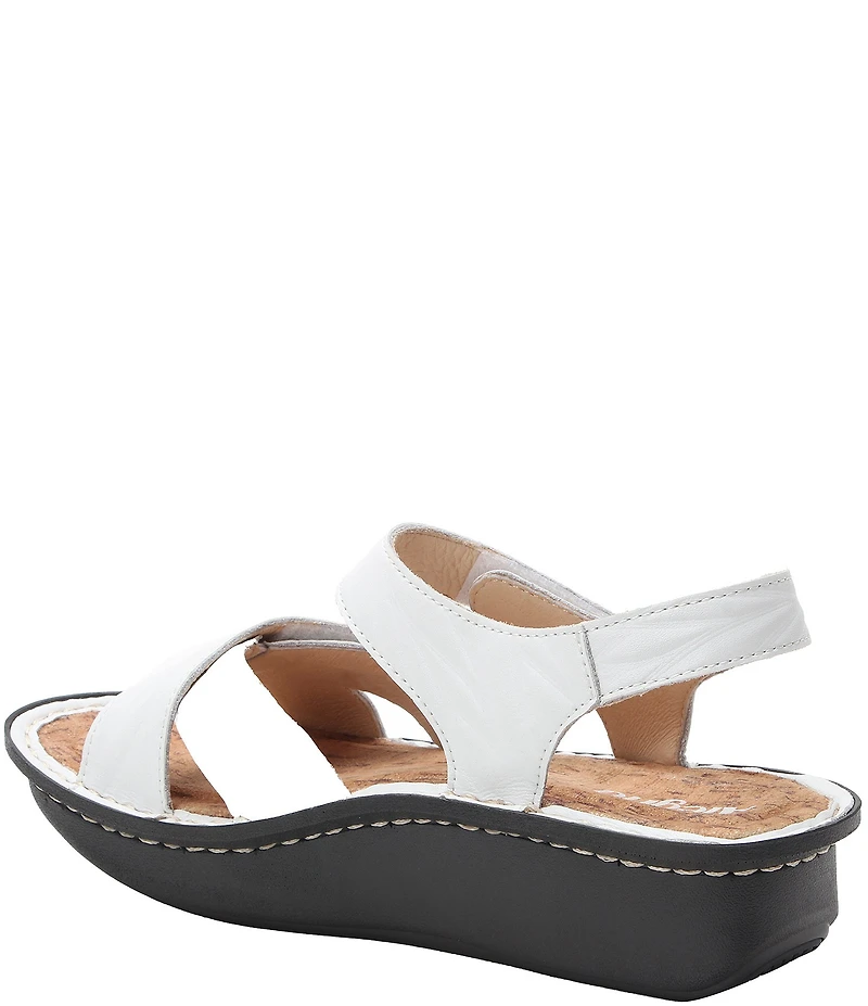 Alegria Kelsi Fondly Leather Platform Sandals