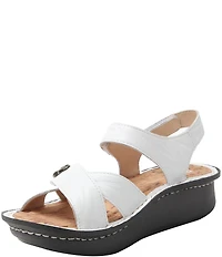 Alegria Kelsi Fondly Leather Platform Sandals