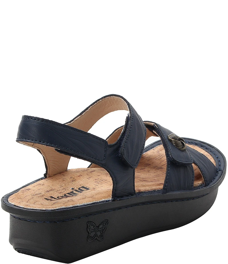 Alegria Kelsi Fondly Leather Platform Sandals