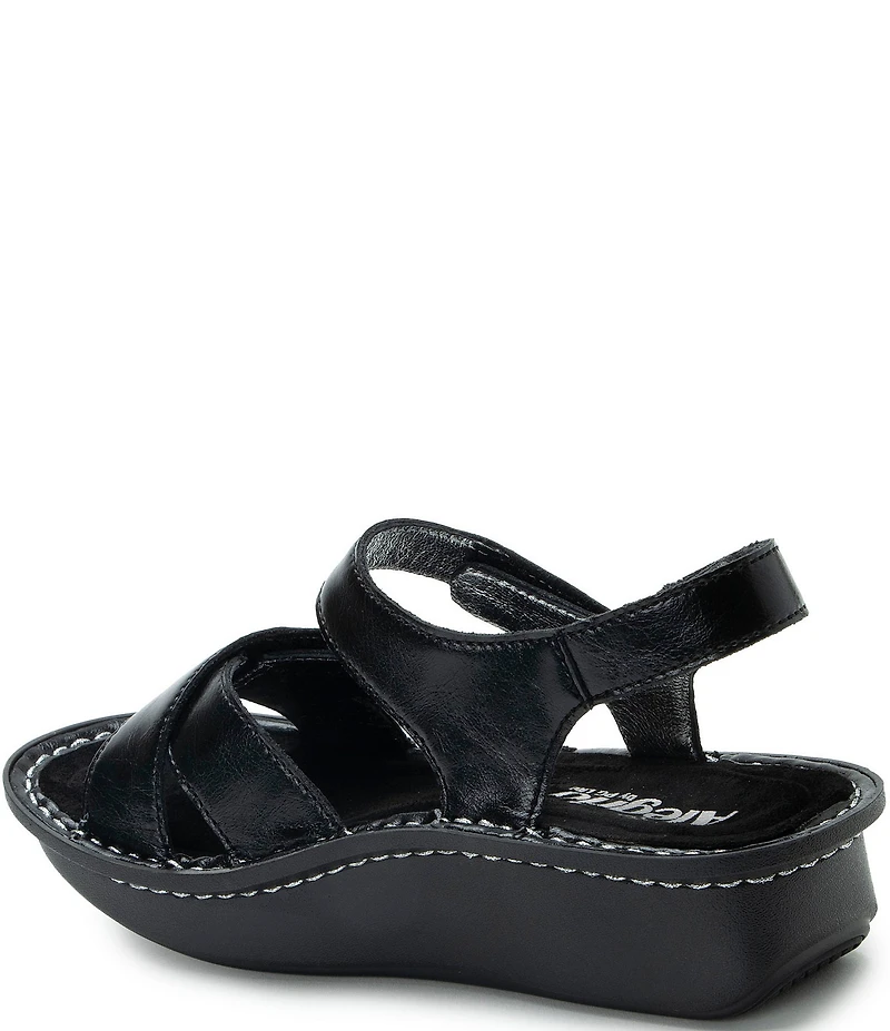 Alegria Kelsi Leather Platform Sandals