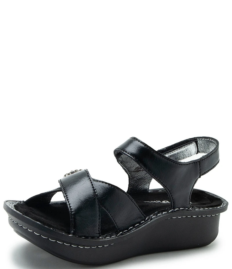 Alegria Kelsi Leather Platform Sandals