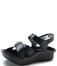 Alegria Kelsi Leather Platform Sandals