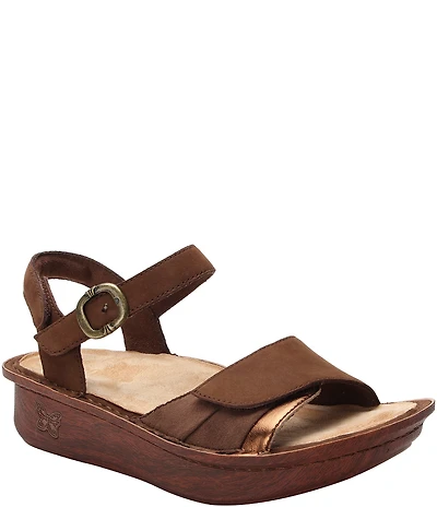 Alegria Klementine Mixed Leather Classic Rocker Sandals