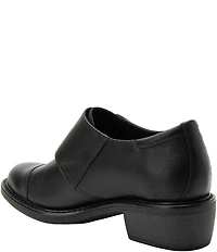 Alegria Mave Leather Double Monk Strap Buckle Hardware Oxford Pumps