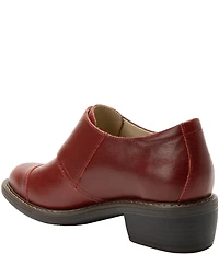 Alegria Mave Leather Double Monk Strap Buckle Hardware Oxford Pumps