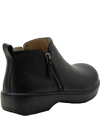 Alegria Oaklee Leather Dual Zip Ankle Booties
