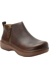 Alegria Oaklee Leather Dual Zip Ankle Booties
