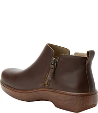 Alegria Oaklee Leather Dual Zip Ankle Booties