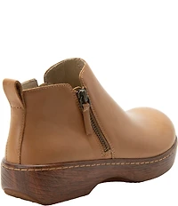 Alegria Oaklee Leather Dual Zip Ankle Booties