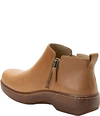 Alegria Oaklee Leather Dual Zip Ankle Booties