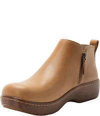 Alegria Oaklee Leather Dual Zip Ankle Booties