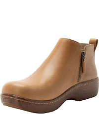 Alegria Oaklee Leather Dual Zip Ankle Booties