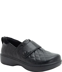 Alegria Oasys Diamond Stitch Leather Clogs