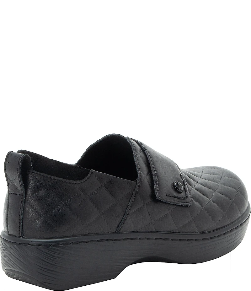 Alegria Oasys Diamond Stitch Leather Clogs