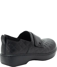 Alegria Oasys Diamond Stitch Leather Clogs