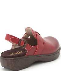 Alegria Olanna Leather Slingback Clogs