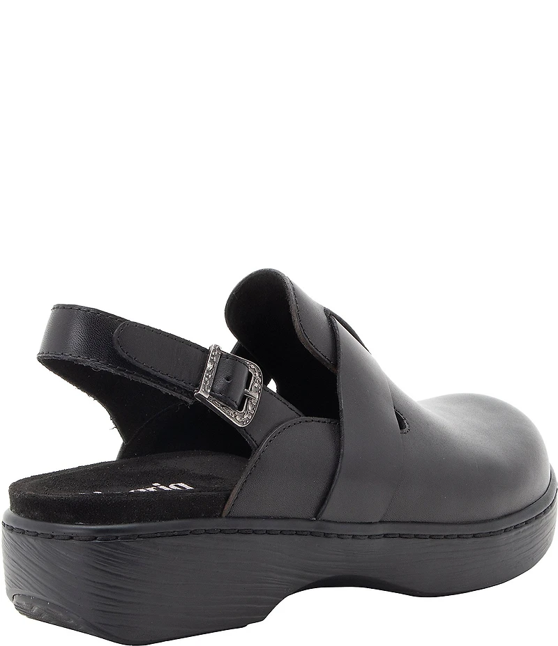 Alegria Olanna Leather Slingback Clogs