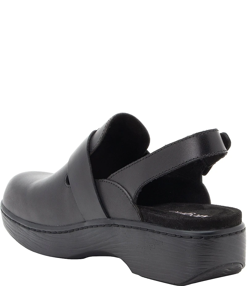 Alegria Olanna Leather Slingback Clogs