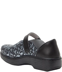 Alegria Opheliah Ivy Textured Metallic Leather Mary Jane Clogs