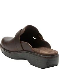 Alegria Osmosis Leather Buckle Hardware Clogs