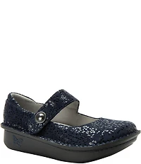 Alegria Paloma Blue Notes Printed Leather Mary Jane Pumps