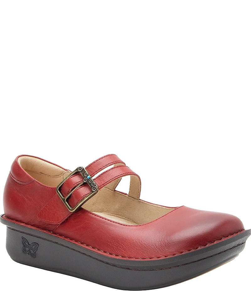 Alegria Paloma Leather Mary Janes