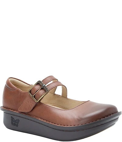 Alegria Paloma Leather Mary Janes