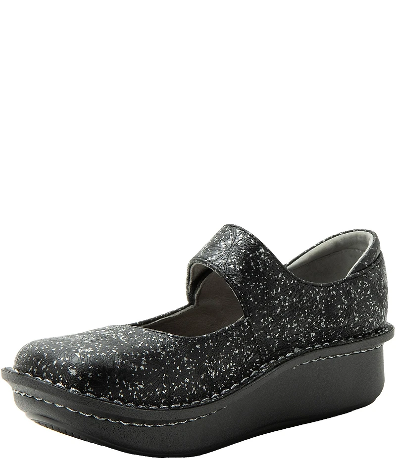 Alegria Paloma Stellar Printed Leather Mary Jane Pumps