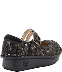 Alegria Paloma Twilight Bloom Printed Leather Mary Janes