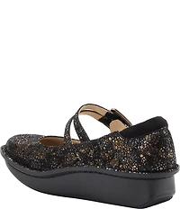Alegria Paloma Twilight Bloom Printed Leather Mary Janes