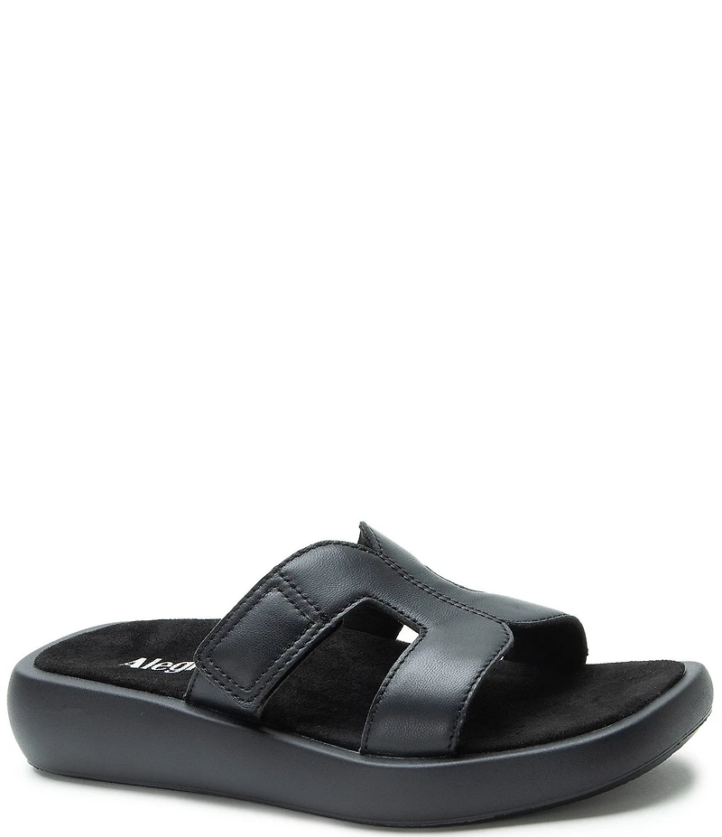 Alegria Portia Leather Slide Sandals