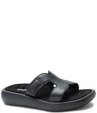 Alegria Portia Leather Slide Sandals