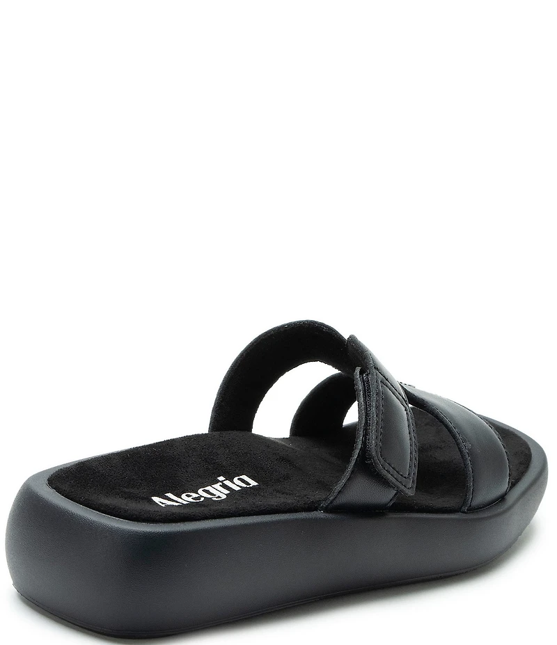 Alegria Portia Leather Slide Sandals