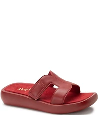 Alegria Portia Leather Slide Sandals