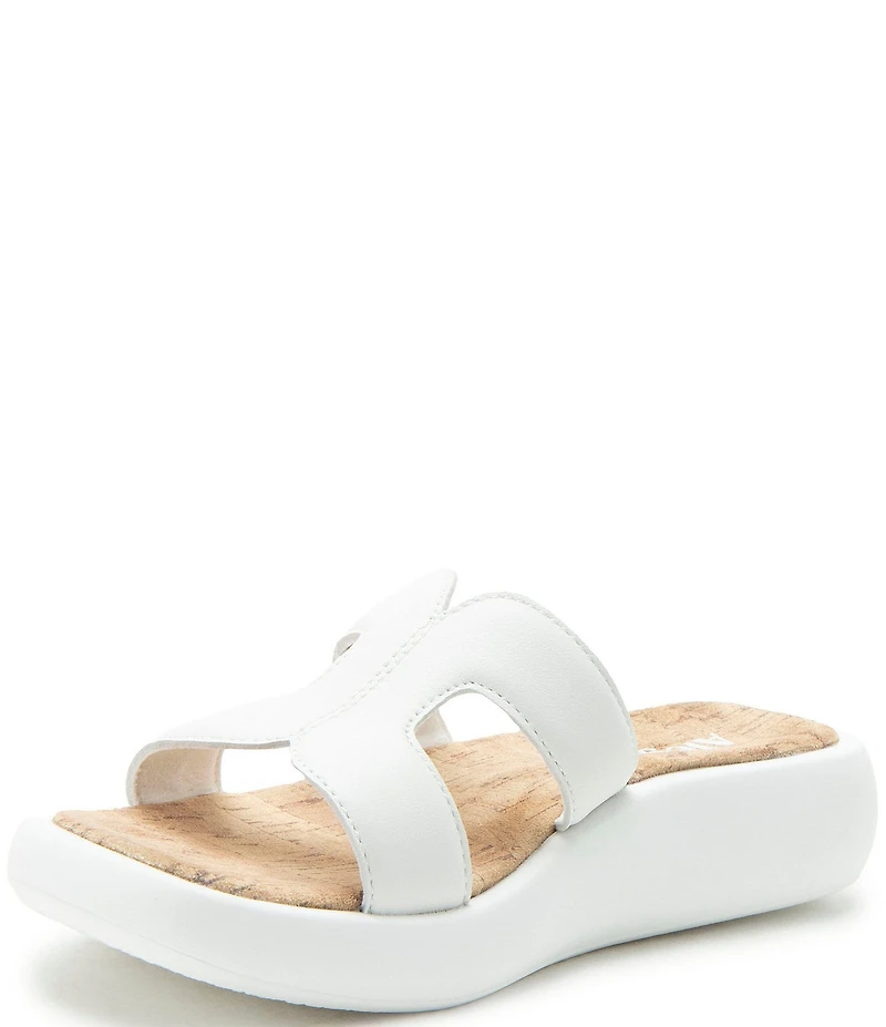 Alegria Portia Leather Slide Sandals