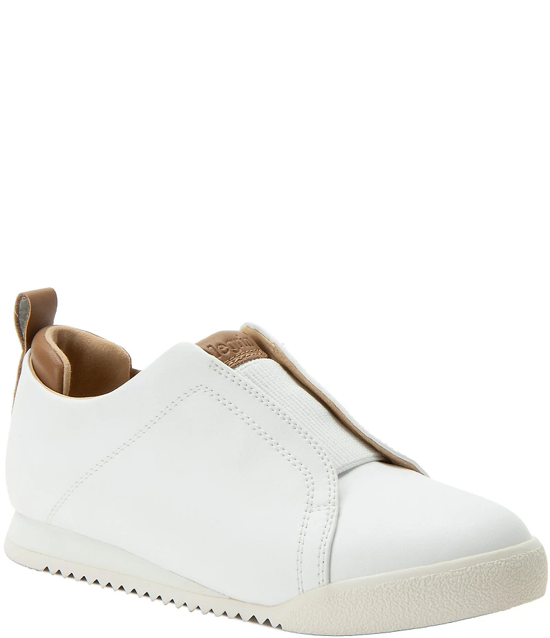 Alegria Retro Leather Slip On Sneakers
