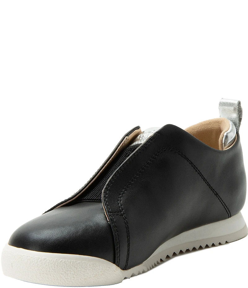 Alegria Retro Leather Slip On Sneakers